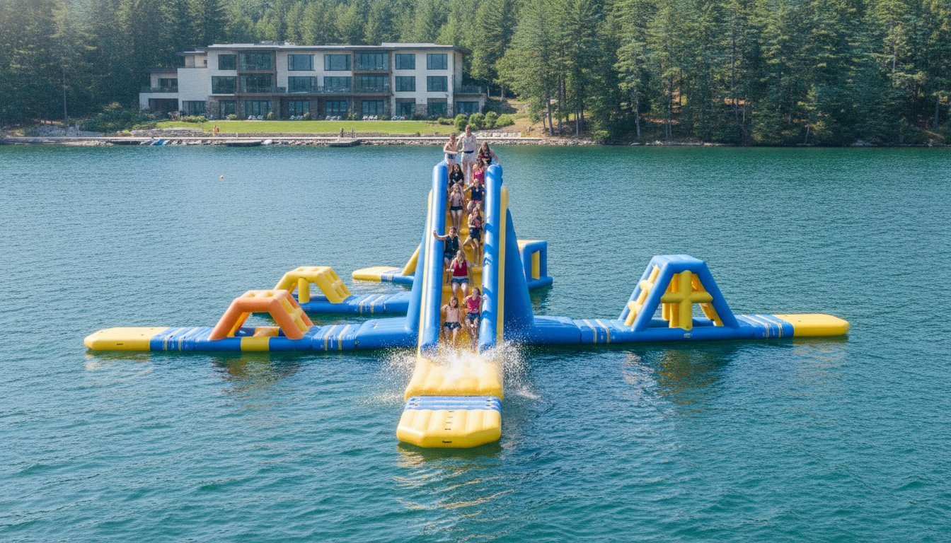 Commercial Inflatable Water Park: Debunking the Myths of Waterfront Monetization