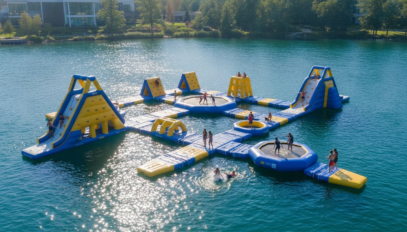 Commercial vs Residential Inflatable Water Park: Why Material and Training Define Your ROI