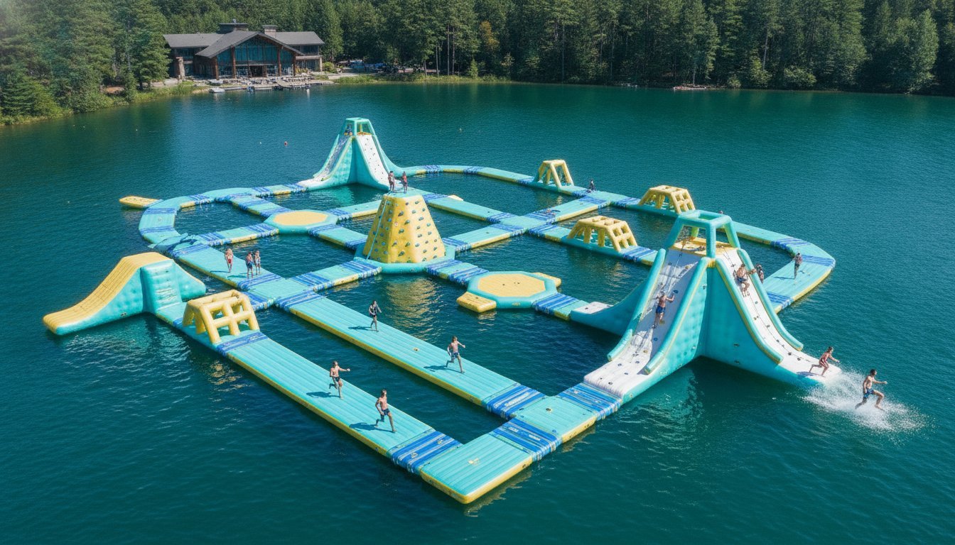 Custom Inflatable Water Park Design: Engineering High-ROI Waterfront Destinations