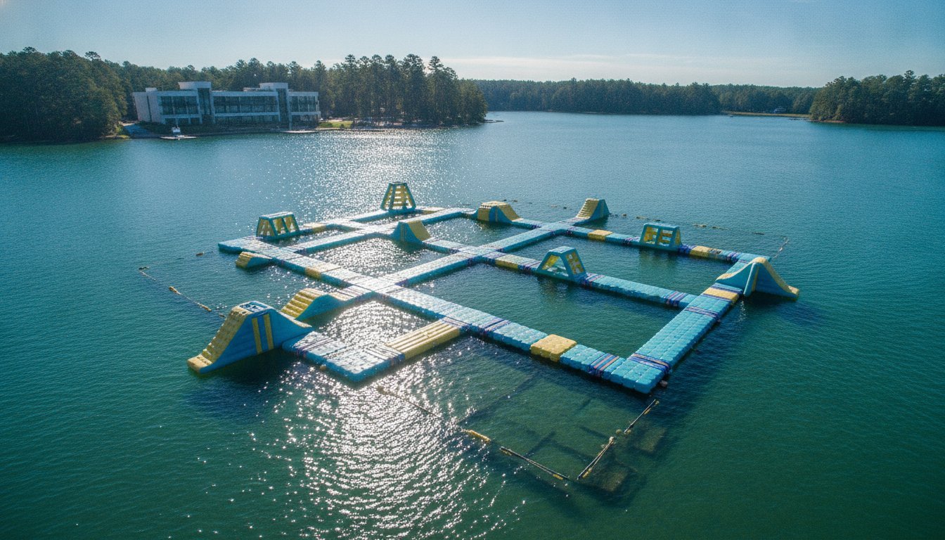 Floating Water Park Installation Guide for Resorts