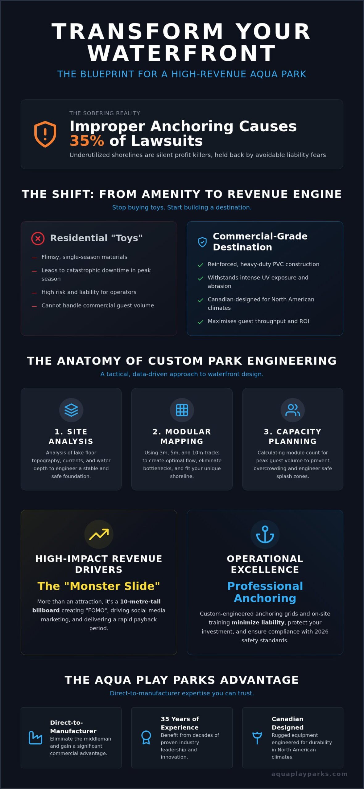Custom Lakefront Water Attraction Design: Engineering High-ROI Destinations in 2026