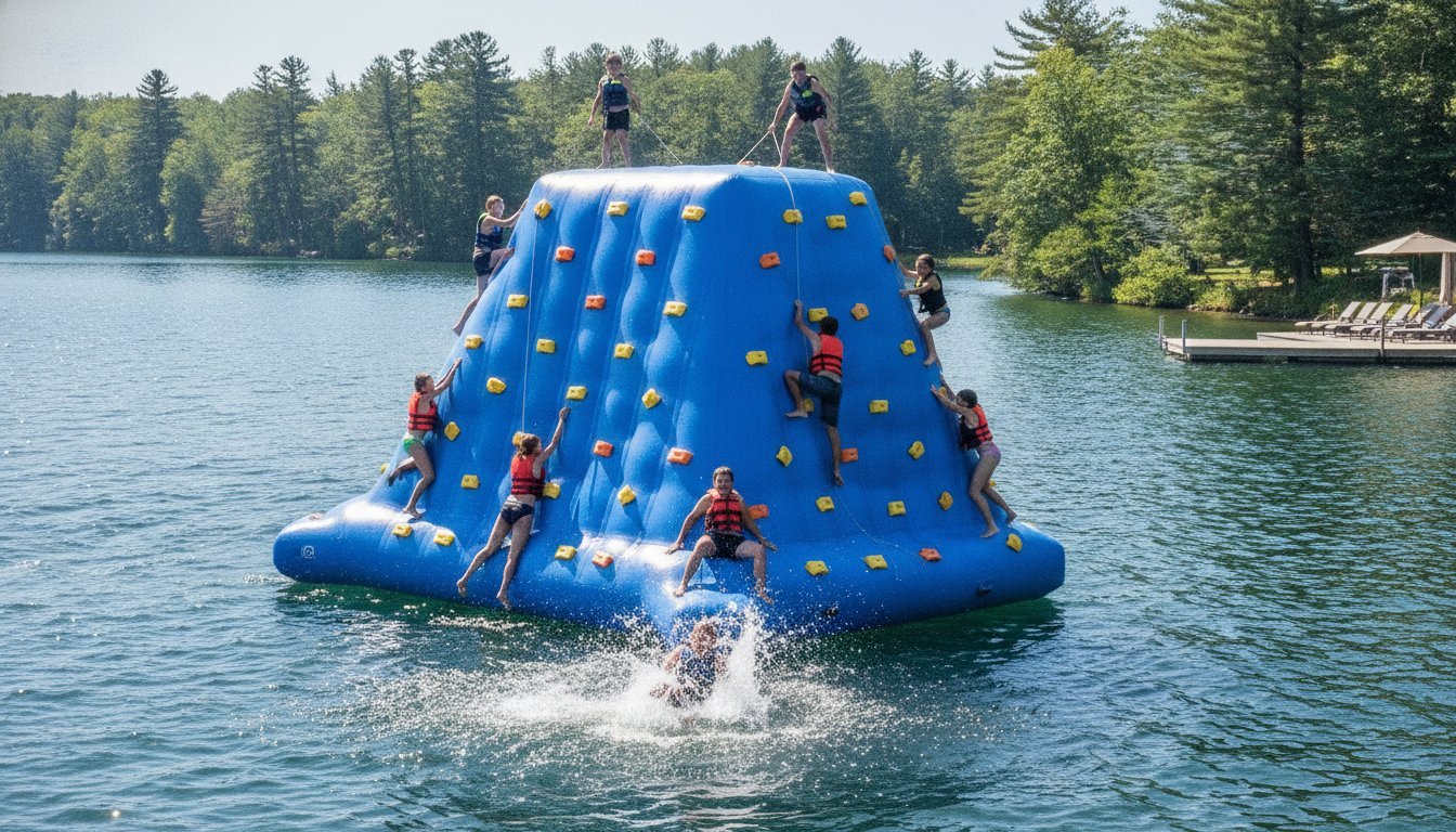 Inflatable Iceberg Climbers for High-ROI Waterfronts