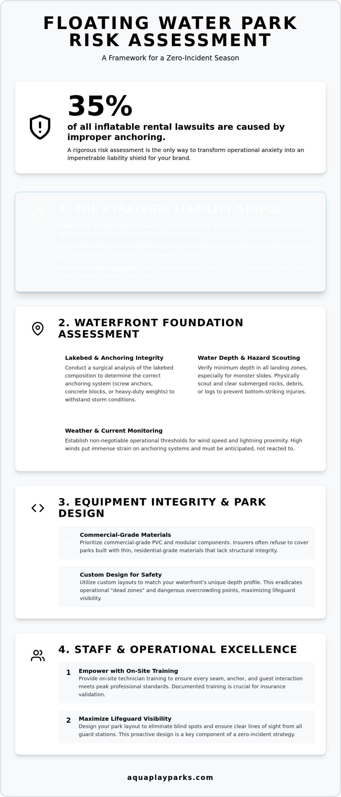 Floating Water Park Risk Assessment: The 2026 Commercial Operator’s Checklist