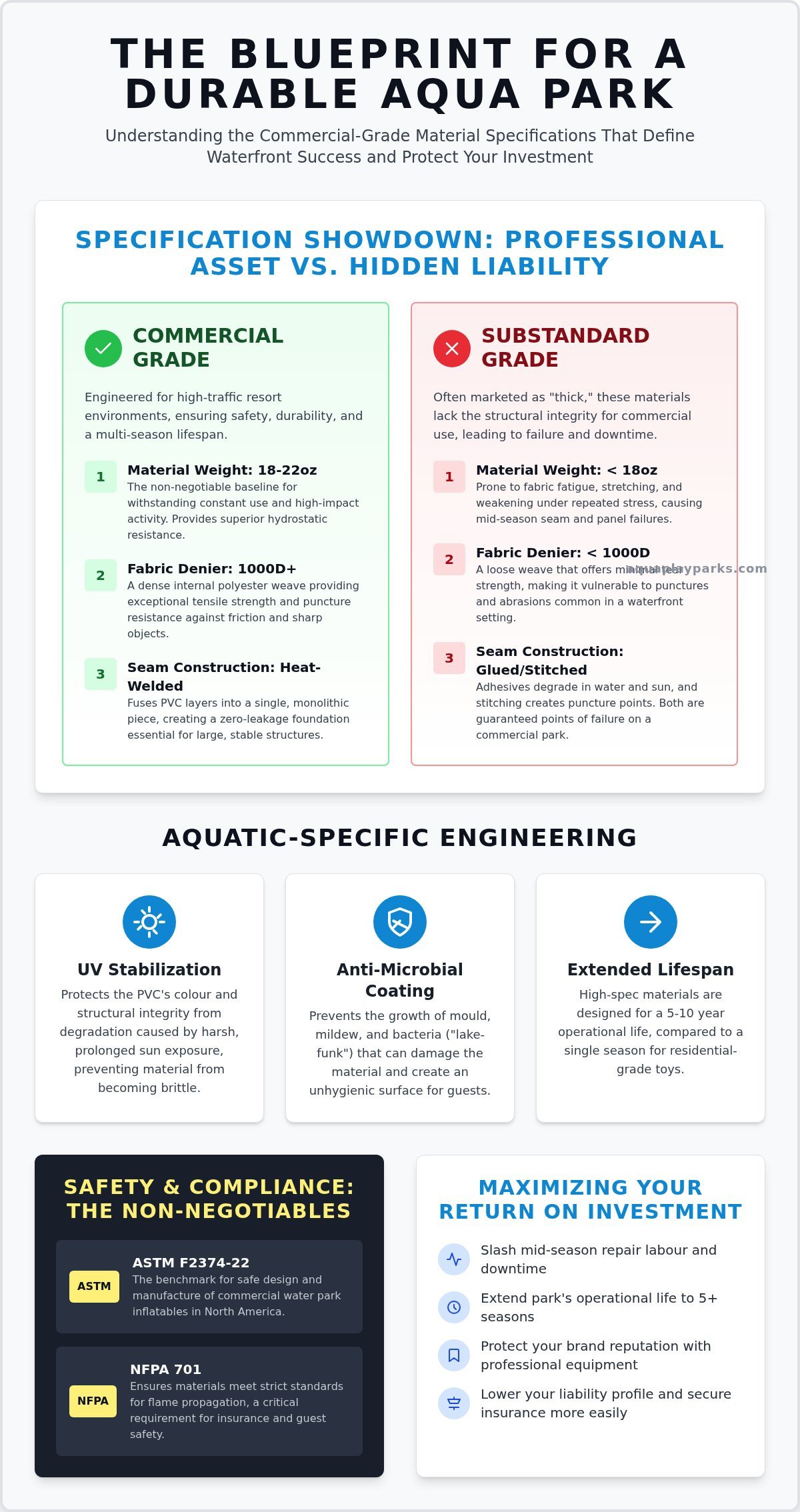 Commercial-Grade Inflatable Material Specifications